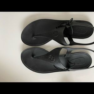 Gucci Rubber Sandal Black Size 37
